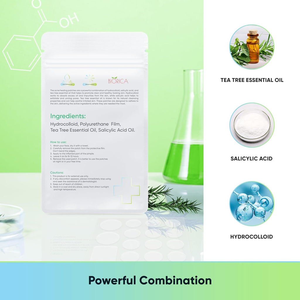Pimple Patches for Face with Tea Tree Oil 216 Pcs. 