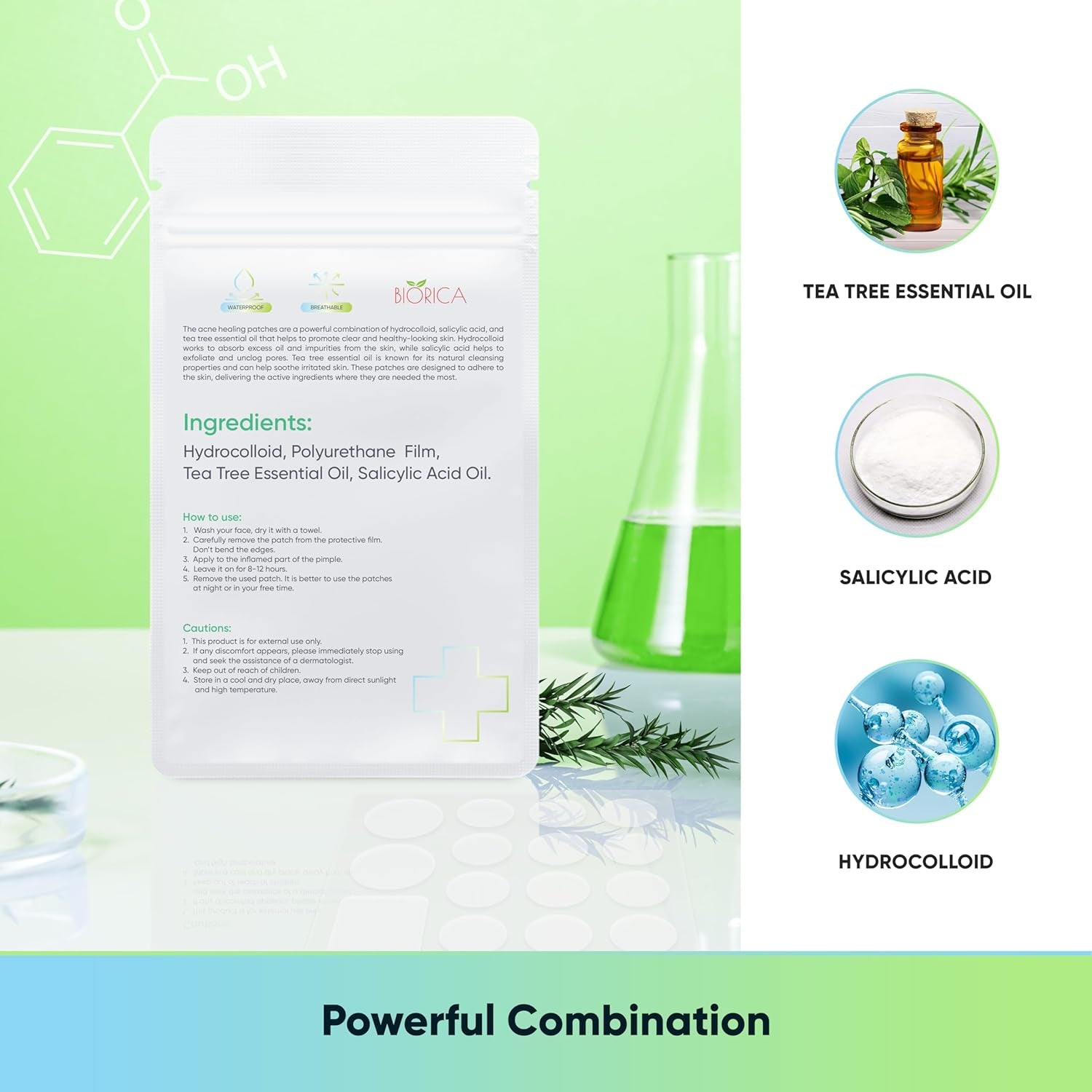Pimple Patches for Face with Tea Tree Oil 216 Pcs. 