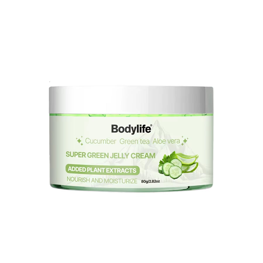 Natural Cucumber Green Tea Aloe Vera Gel Moisturizer Nourishing Lightening Face Gel