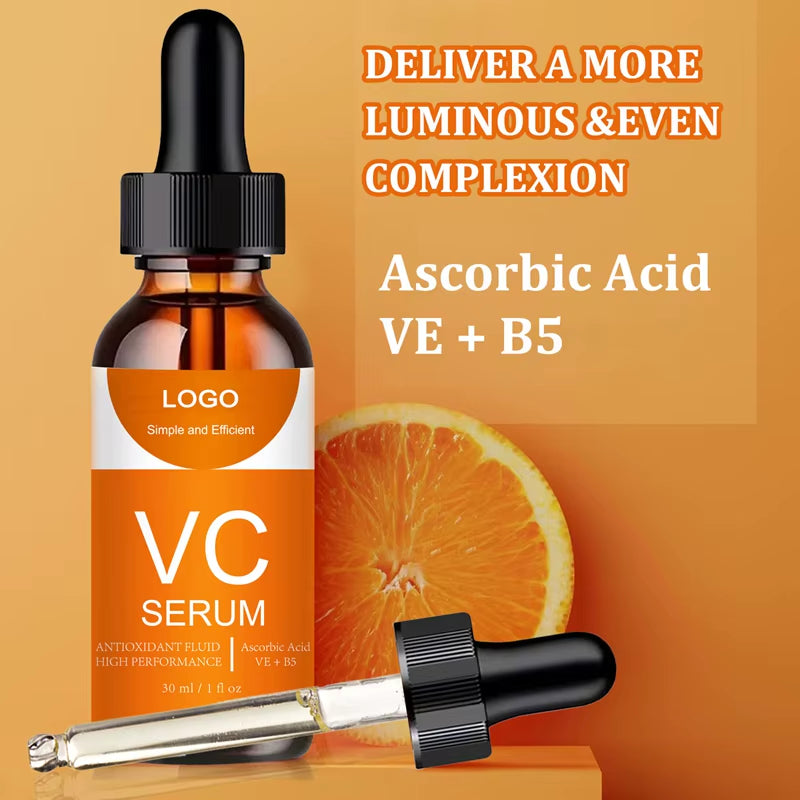 Vitamin C Serum Illuminating Serum Brightening with Niacinamide Strengthens Skin Barrier Hydrates Using Hyaluronic Acid